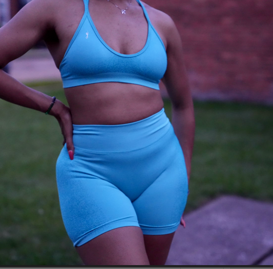 Aurelle Set – Oasis Blue 2-Piece Activewear